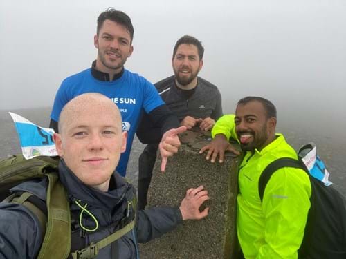 Joss and team at the summit